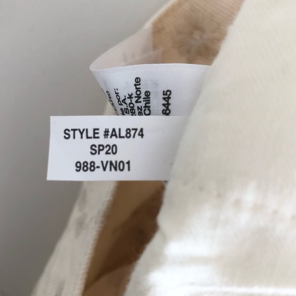 J.Crew Women's 10" Billie Demi Boot Crop Off-White Jeans Eyelet Embroidery 31 - Picture 13 of 15